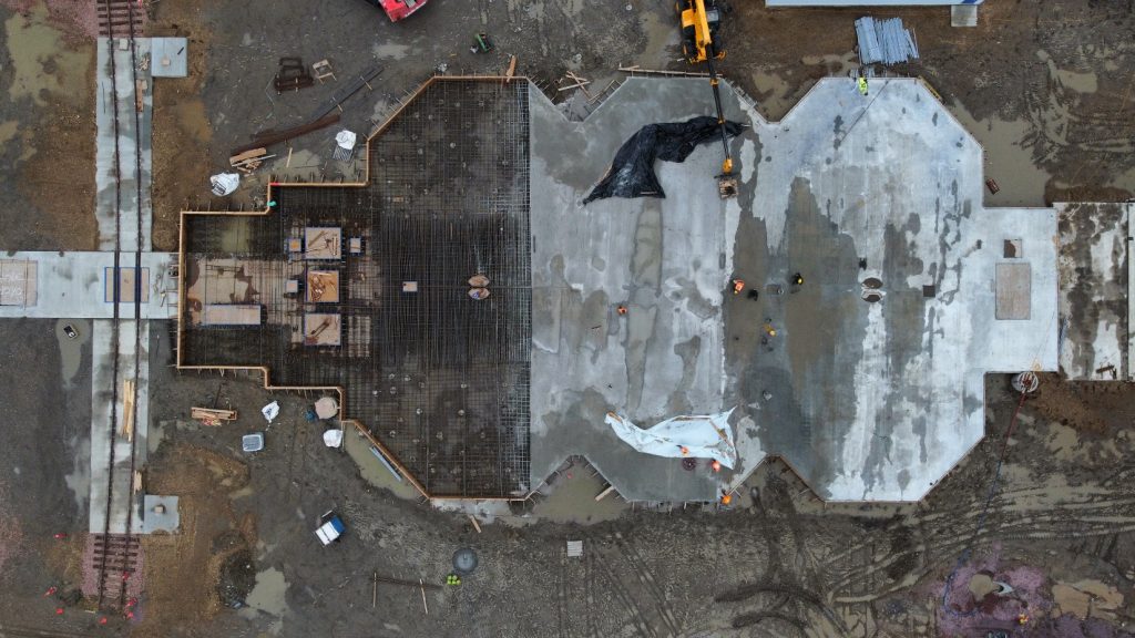 Aerial photo of elevator mat as of June 10, 2024